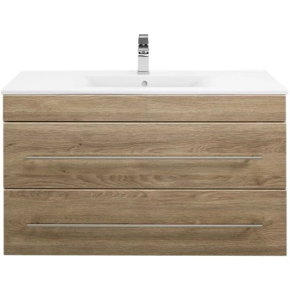 Posseik Waschplatz Aurora 100 Cm Braun 2-teilig – Bild 3