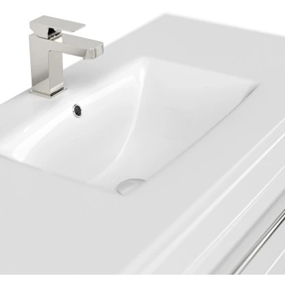 Posseik Waschplatz 100 Cm Homeline Weiß Hochglanz – Bild 6