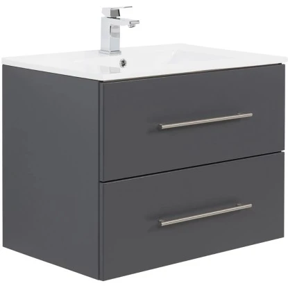 Posseik Waschtisch Homeline 54 Cm X 70 Cm X 46 Cm Anthrazit – Bild 2