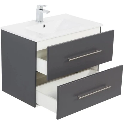 Posseik Waschtisch Homeline 54 Cm X 70 Cm X 46 Cm Anthrazit – Bild 4