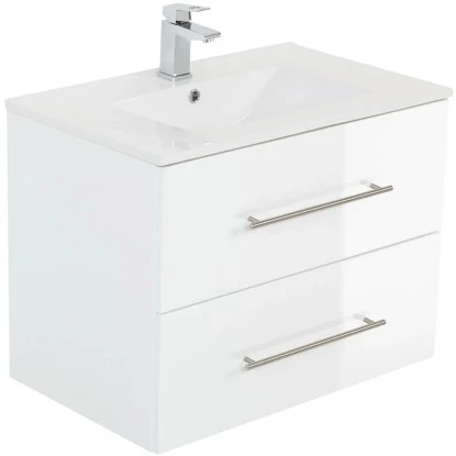 Posseik Waschplatz 75 Cm Homeline Weiß Hochglanz