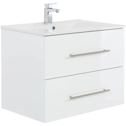 Posseik Waschplatz 75 Cm Homeline Weiß Hochglanz – Bild 2