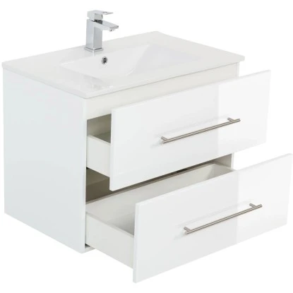 Posseik Waschplatz 75 Cm Homeline Weiß Hochglanz – Bild 4