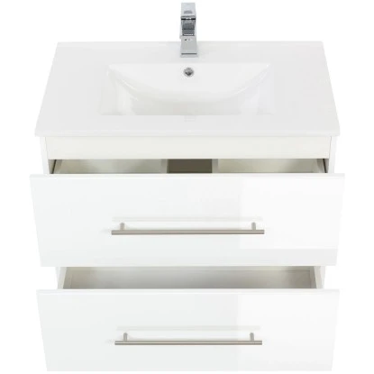 Posseik Waschplatz 75 Cm Homeline Weiß Hochglanz – Bild 6