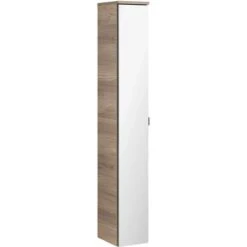 Fackelmann Hochschrank 20,5 Cm Luxor Steinesche Spiegel Links