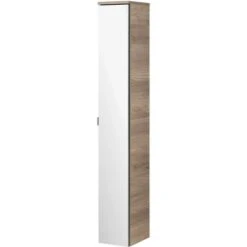 Fackelmann Hochschrank 20,5 Cm Luxor Steinesche Spiegel Rechts