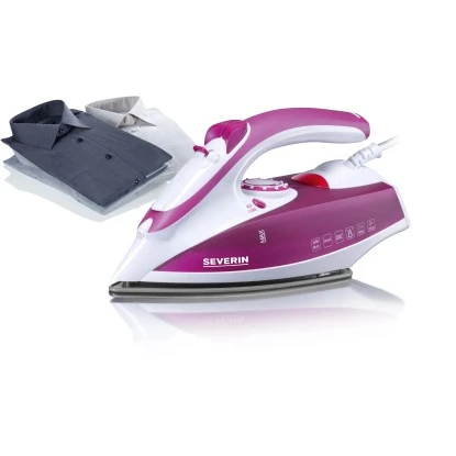 Severin Dampfbügeleisen BA 3243 Weiß-Lila – Bild 2