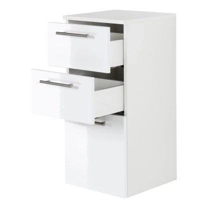 Posseik Badmöbel-Set Viva 75 Cm Weiß Hochglanz 4-teilig – Bild 8