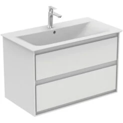 Ideal Standard Waschtischunterschrank Connect Air 800 Mm X 517 Mm 2 Ausz. Weiß