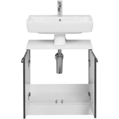 Pelipal Waschbeckenunterschrank 60 Cm 951 Schwerin Weiß – Bild 2