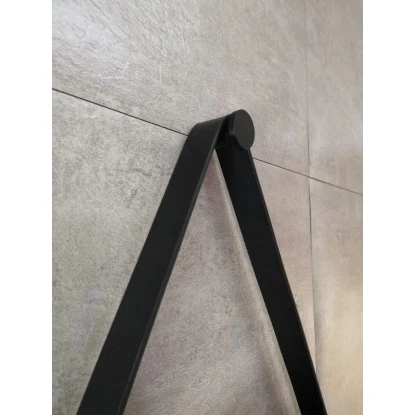 DSK Design Wandspiegel Rund Silver Coiffeur Ø 50 Cm Schwarz Matt – Bild 4