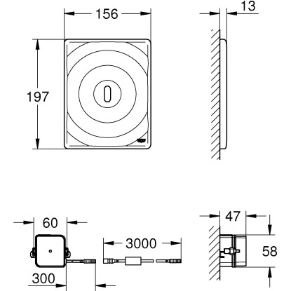Grohe Infrarot-Elektronik Für WC-Spülkasten Tectron Surf – Bild 2