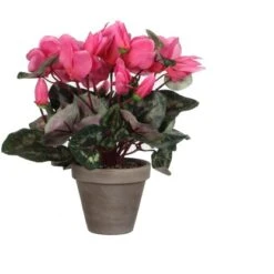 Mica Decorations Kunstpflanze Zyklamen Im Topf Ø 30 Cm X 30 Cm Violett