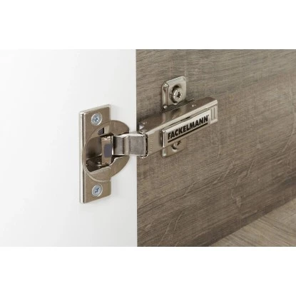 Fackelmann Hochschrank 40 Cm Piuro Graueiche-Weiß – Bild 4