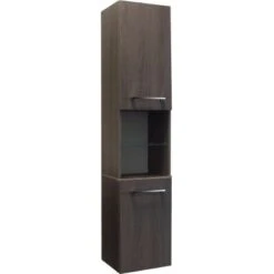 Fackelmann Hochschrank Rechts 35,5 Cm Rondo Eiche Cognac