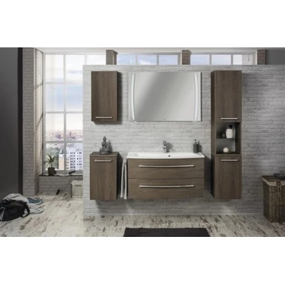 Fackelmann Hochschrank Rechts 35,5 Cm Rondo Eiche Cognac – Bild 3