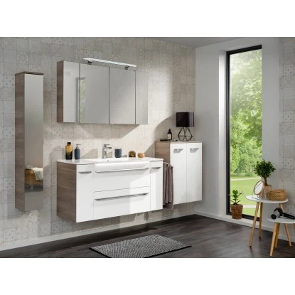 Fackelmann Doppel-Unterschrank 60,5 Cm Luxor Weiß-Steinesche – Bild 3