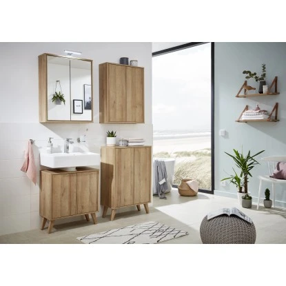 Fackelmann Spiegelschrank 60 Cm Finn Ast-Eiche â Bild 2