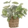 Mica Decorations Kunstpflanze Begonie Im Korb Ø 12 Cm X 33 Cm