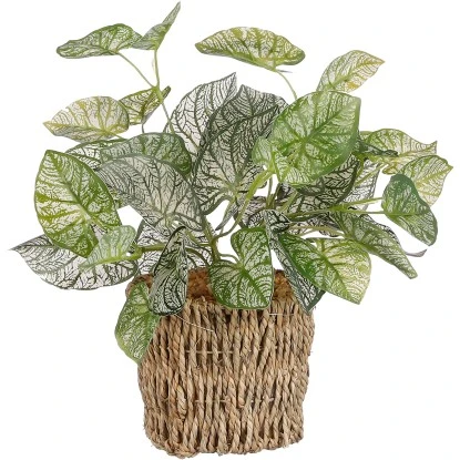 Mica Decorations Kunstpflanze Begonie Im Korb Ø 12 Cm X 33 Cm