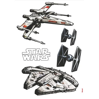 Komar Deco-Sticker Star Wars Spaceships 100 X 70 Cm