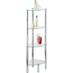 Wenko Badeckregal Yago Mit 4 Glasplatten