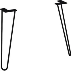 Maximus Füße Hairpin Legs Futuris 2 Stück Schwarz