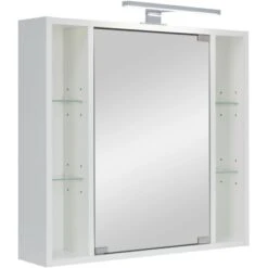 Astor Spiegelschrank Top II LED 65 Cm Weiß