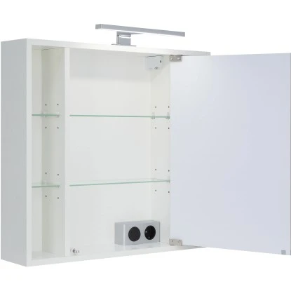 Astor Spiegelschrank Top II LED 65 Cm Weiß – Bild 3