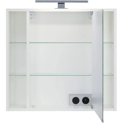 Astor Spiegelschrank Top II LED 65 Cm Weiß – Bild 5