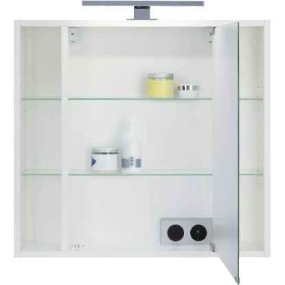 Astor Spiegelschrank Top II LED 65 Cm Weiß – Bild 6