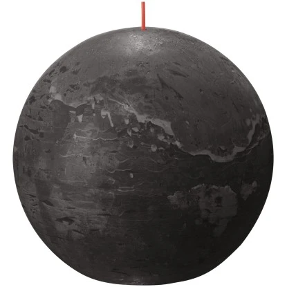 Bolsius Rustik-Kugelkerze Shine 145 Mm Stürmische Grau