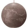 Bolsius Rustik-Kugelkerze Shine 145 Mm Rustikales Taupe