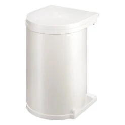 Einbau-MĂŒlleimer 15 L Rund WeiĂ