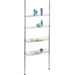 Wenko Teleskopregal Ellera Chrom 65 - 285 Cm X 71 Cm X 20 Cm