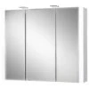 Jokey Spiegelschrank Jarvis LED 80 Cm X 69 Cm X 17 Cm Weiß