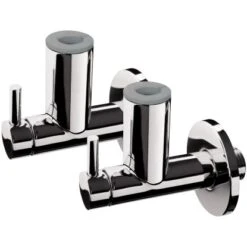 Handwerk Design Eckventil Exklusiv 20,95 Mm (G 1/2 ) Verchromt 2er-Set