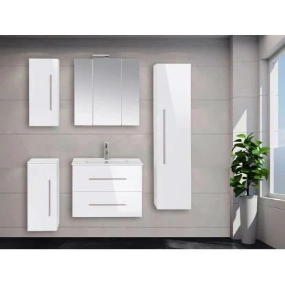 Posseik Waschtisch Homeline 54 Cm X 70 Cm X 46 Cm Weiß Hochglanz – Bild 7