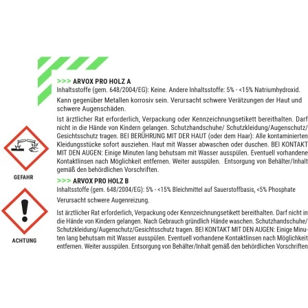 Arvox Pro Reiniger Holz 1 L – Bild 3