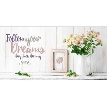 Leinwandbild Basic Santos Rose Harmony II 100 Cm X 50 Cm