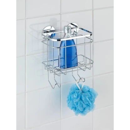 Wenko Turbo-Loc Wandkorb Mit Haken Edelstahl Glänzend – Bild 7