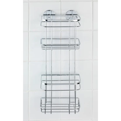 Wenko Turbo-Loc Wandregal 2 Etagen Edelstahl Glänzend – Bild 5