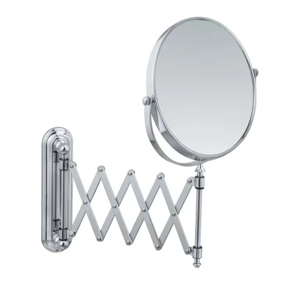 Wenko Kosmetik-Wandspiegel Teleskop Deluxe Chrom Glänzend