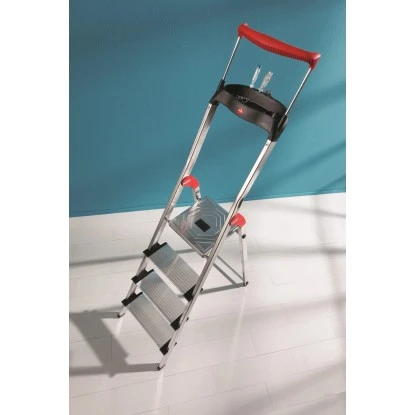 Hailo Stufenleiter Mit Griffschalensystem 4-stufig EasyClix – Bild 3