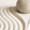 Eurographics Deco Glass Zen Stone In Wavy Lines 20 Cm X 20 Cm