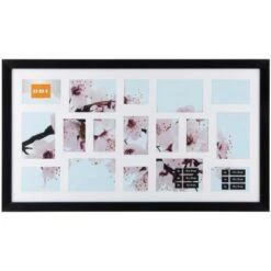 OBI Multi-Bilderrahmen Für 17 Bilder Schwarz