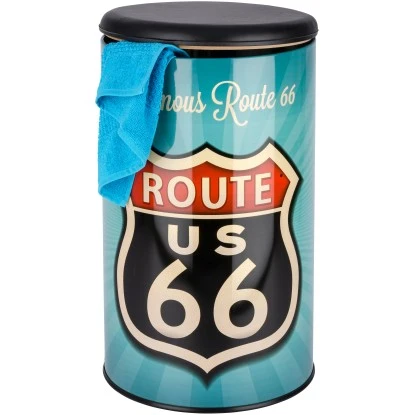 Wenko Wäschetruhe & Badhocker Vintage Route 66 60 Cm X 35,5 Cm X 35,5 Cm – Bild 3