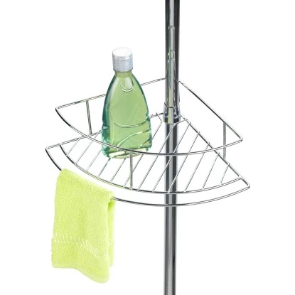 Wenko Teleskop-Eckregal Dolcedo Edelstahl Rostfrei – Bild 2