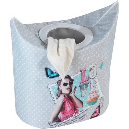 Wenko Wäschesammler & -korb Crazy Love 53 L 54 Cm X 57 Cm X 33 Cm – Bild 2