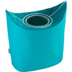 Wenko Wäschesammler & -korb Donkey Petrol 48 L 54 Cm X 54 Cm X 31 Cm